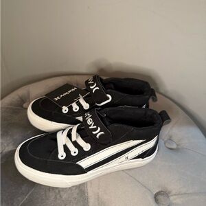 Hurley Kids Black Sneakers with White Details